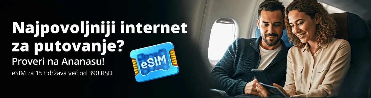 eSIM kartice - Najpovoljniji internet za putovanje