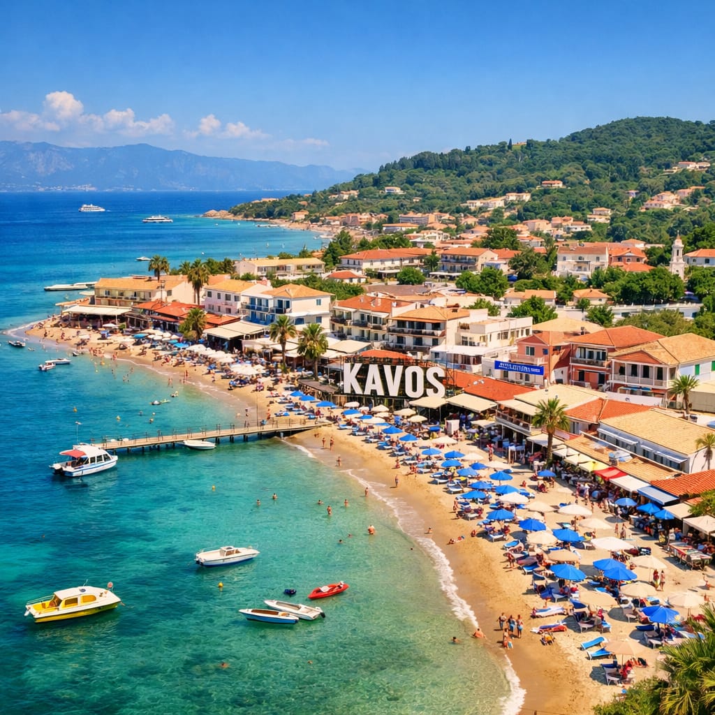 Grčka- Kavos - za četvoro 