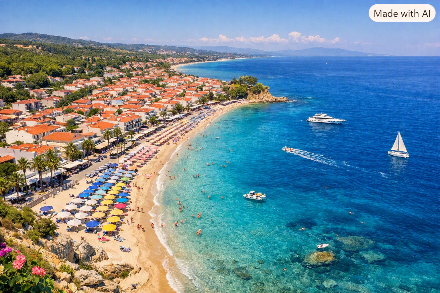 Pefkohori - Vila Hristos za dvoje